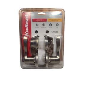 Kwikset Balboa Satin Nickel Keyed Entry Lever & Deadbolt Combo Pack – NEW Sealed